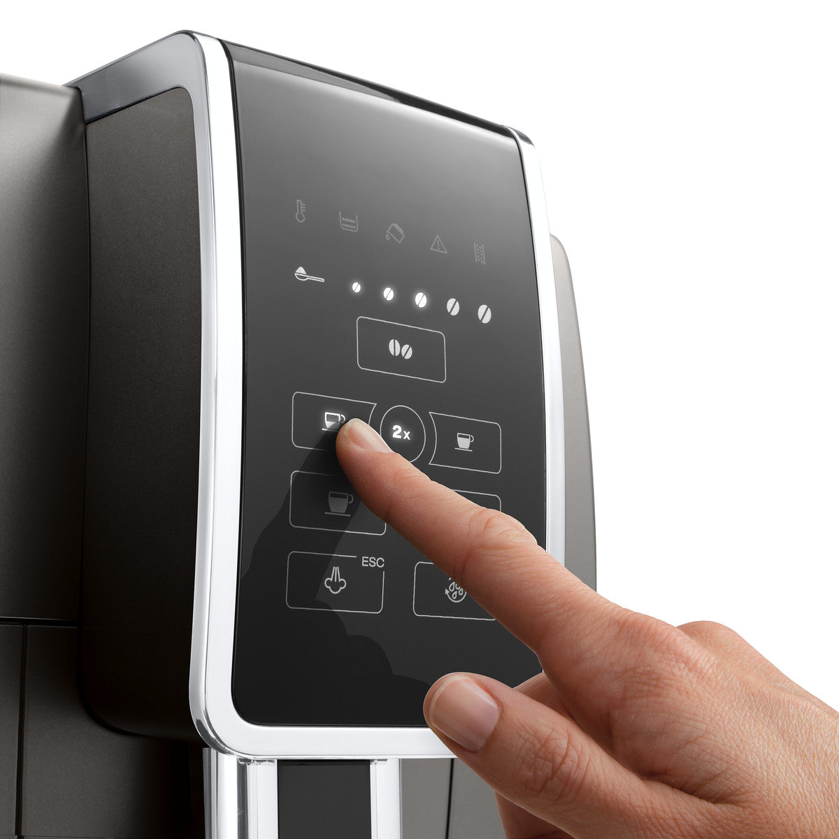 Machine automatique De’Longhi Dinamica titane
