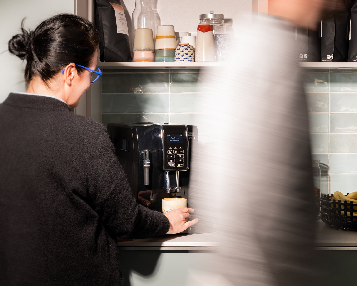 collaborateurs d'une entreprise au moment de la pause café