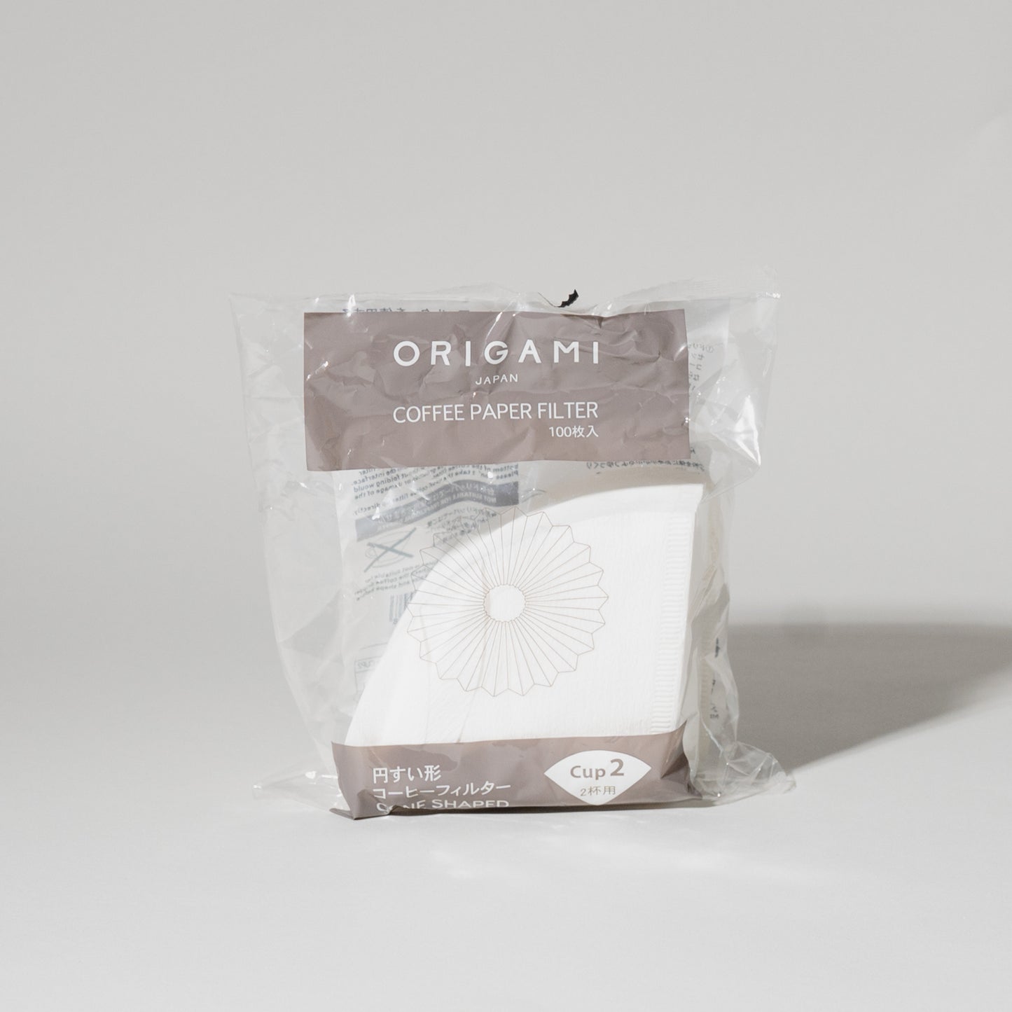 Sachet de filtres pour origami 2 tasses